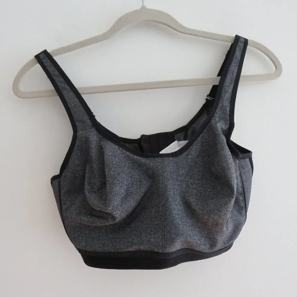 WACOAL Brandi Sport Underwire Bra in Gray Heather Support Athleisure - Size 34D - Picture 3 of 13